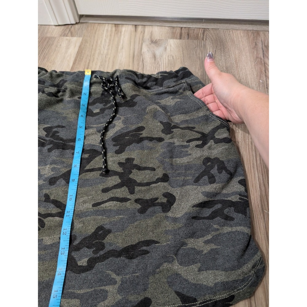 Sundry, Saturday Camo Soft‎ Knit Skirt, Size 2 (M), Casual Drawstring Skater - Picture 3 of 6